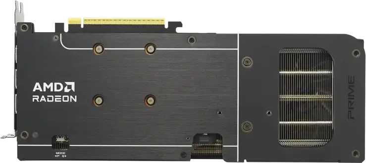 Видеокарта ASUS Prime Radeon RX 9060 XT, 16GB GDDR6, Navi 44, Boost до 3330 MHz, PCI Express 5.0, 3 вентилятора Axial-tech, PRIME-RX9060XT-O16G