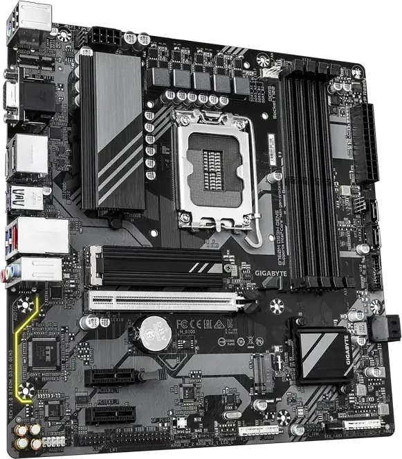 Placa de baza Gigabyte B760M DS3H GEN5 LGA1700 Intel B760 Micro-ATX DDR5 5600MHz PCIe 5.0 x16 2.5GbE LAN pentru procesoare Intel Core Gen 12 13 14