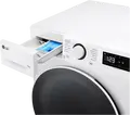 LG F4WR511S0W Front-Loading Washing Machine, 11kg, Energy Class A, 1400 rpm, AI DD, Steam, TurboWash 39, Allergy Care, Inverter Direct Drive, White