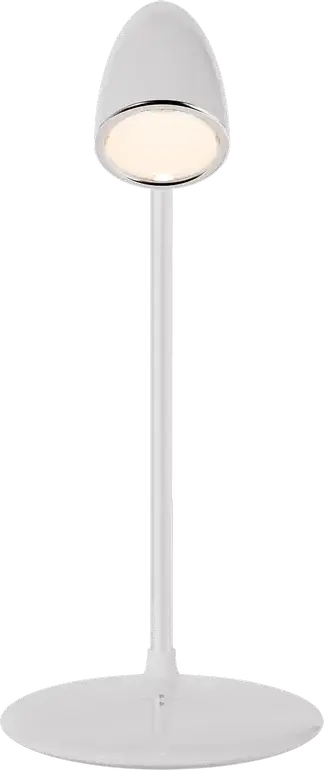 Lampa de birou LED Proove Modern, 10W, 36 diode, 3 nivele de luminozitate, 4000K Alb Cald, CRI: Alb, Incarcator Wireless 15W, USB Type-C, Plastic ABS, Alb
