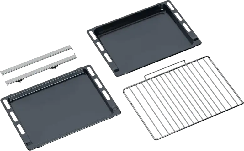 Встраиваемый электрический духовой шкаф Whirlpool OMK58HU1X, 71л, класс A+, 8 функций, гидролитическая очистка, Cook3, нержавеющая сталь и черный, 59.5x59.5x55.1 см