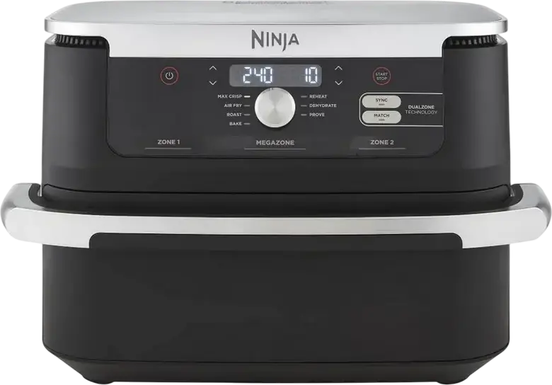Friteuză cu aer cald Ninja AF500EU, Negru | Argintiu