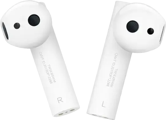Беспроводные наушники Xiaomi Mi Earphone Air 2S TWS, динамический драйвер 14.2мм, Bluetooth 5.0, кодеки LHDC AAC, беспроводная зарядка Qi, IPX4, белые