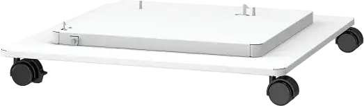 Canon Plain Pedestal Type X1 White Printer Stand with Caster Wheels for iR ADV 525i II, 525iZ II, 615i II, 615iZ II, 715i II, 715iZ II