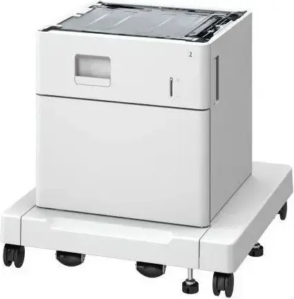 Canon Plain Pedestal Type X1 White Printer Stand with Caster Wheels for iR ADV 525i II, 525iZ II, 615i II, 615iZ II, 715i II, 715iZ II