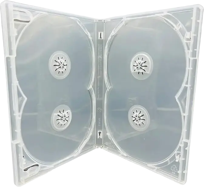 DVD Box Platinet 14 mm pentru Amaray 4 Clear