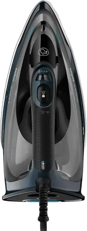 Fier de călcat cu abur Braun TexStyle 9 SI 9682 DB, 3200W, Talpă EloxalPlus, FreeGlide 3D, Sistem ActiClean Anti-calcar, Jet Abur 260g/min