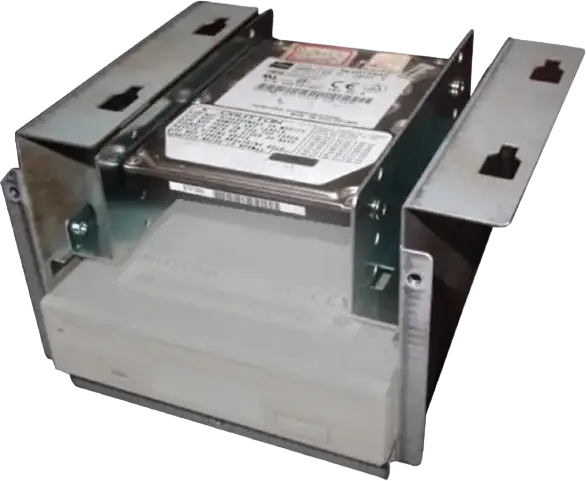 Gembird MF-3241 Metal Mounting Frame, 4x 2.5" SSD/HDD to 3.5" Drive Bay Adapter, Silver Aluminum Support Bracket for Internal Drives