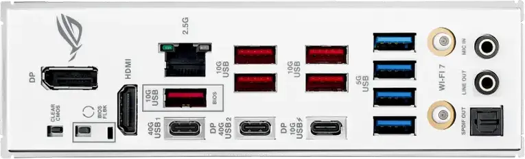 Placa de baza ASUS ROG STRIX X870-A GAMING WIFI AM5 AMD X870 ATX DDR5 192GB 8400MT/s PCIe 5.0 WiFi 7 Bluetooth 5.4 Alb