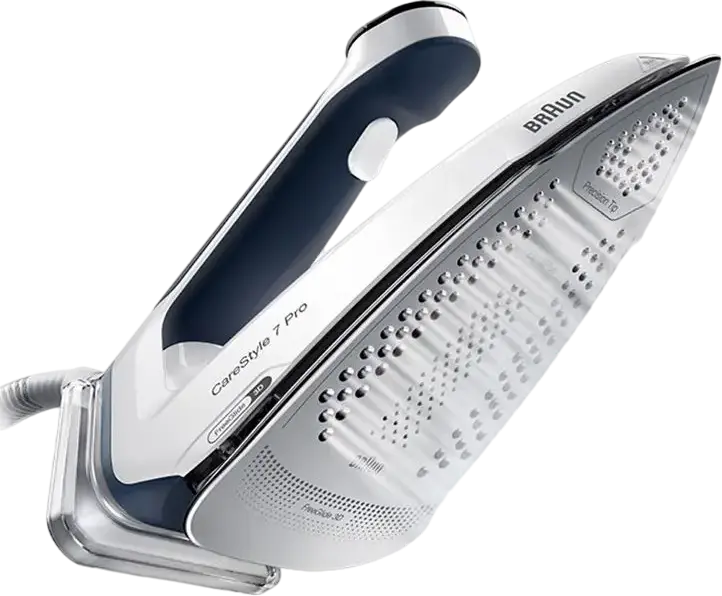 Парогенератор Braun CareStyle 7 Pro IS7282BL, Мощность 2700 Вт, Давление 8 бар, Подошва EloxalPlus FreeGlide 3D, Технологии i-Mode и iCare