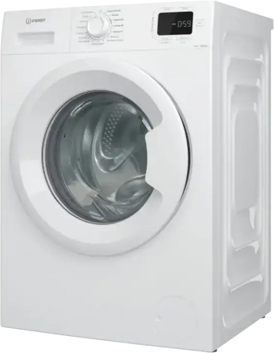Indesit IM 640 MY TIME IT Front-Load Washing Machine, 6kg Capacity, 1000 RPM, 15 Programs, Energy Class B, Stainless Steel Drum, Color: White, Freestanding