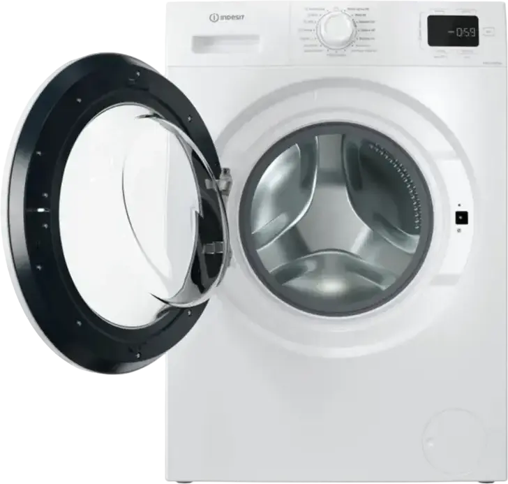 Indesit IM 640 MY TIME IT Front-Load Washing Machine, 6kg Capacity, 1000 RPM, 15 Programs, Energy Class B, Stainless Steel Drum, Color: White, Freestanding