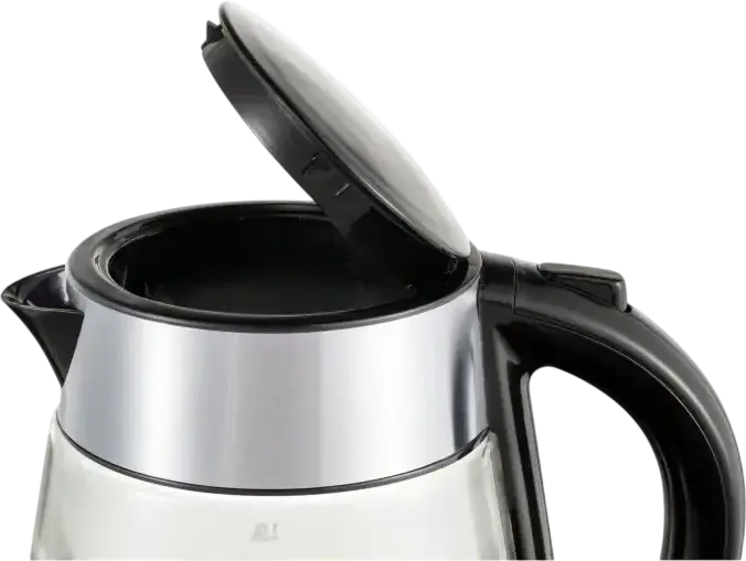 Zelmer ZCK8011 Electric Kettle 1.7L, 2200W Glass and Stainless Steel, 360° Rotational Base, Auto Power-Off, Boil-Dry Protection, Anti-Calc Filter