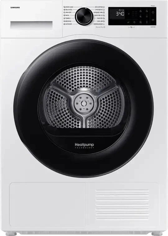 Uscător de rufe Samsung DV90DG52A0AELE, 9kg, Alb