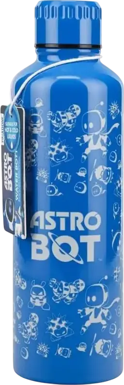 Sticla de apa Paladone Astrobot, Albastru