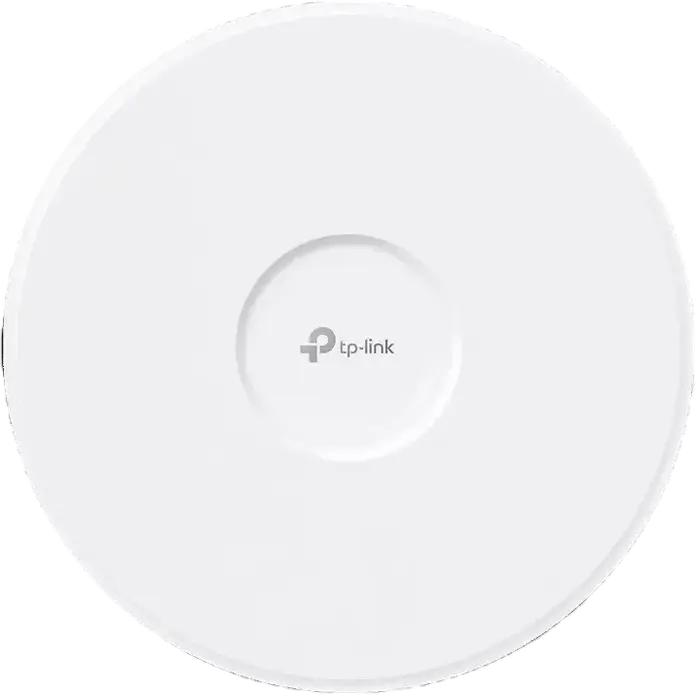 TP-Link EAP783 Punct de Acces Wi-Fi 7 Tri-Band BE22000 pentru Plafon, Porturi Ethernet 10G, Omada Mesh, MLO, 4K-QAM, PoE++, Alb