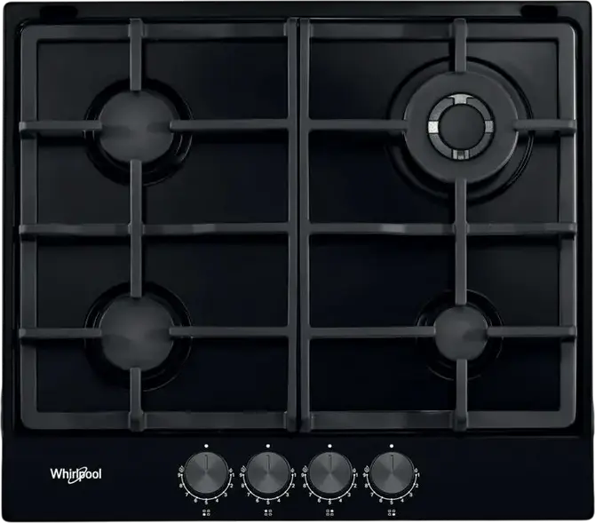 Plită pe gaz Whirlpool TKRL 661 NB, Negru