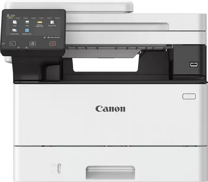 Canon i-SENSYS X 1440i Monochrome Laser Multifunction Printer, Print Copy Scan, 40 ppm, Duplex DADF, WiFi, Ethernet, 5-inch Touchscreen, White