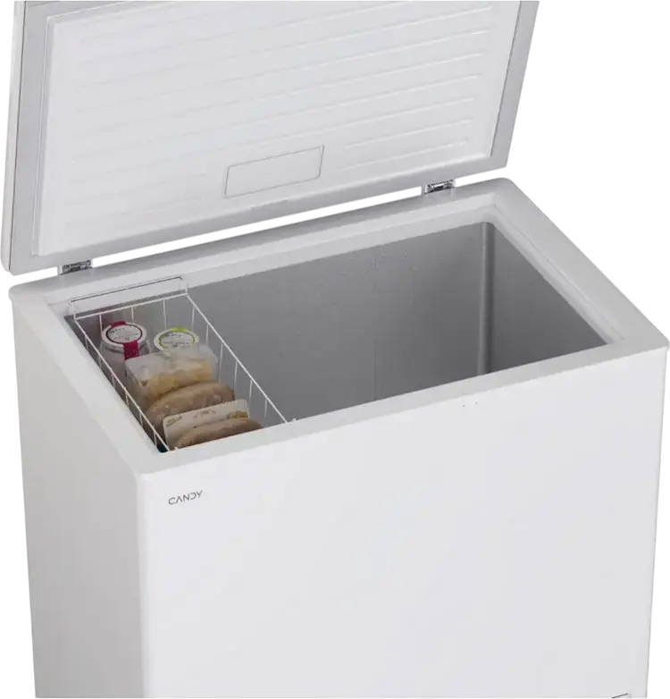 Congelator Vertical Candy CCHH 200E Artico, Capacitate 196L, 4 Stele, Clasa Energetică E, Alb, Decongelație Statică, Capacitate Congelare 9kg/24h, cu Coș