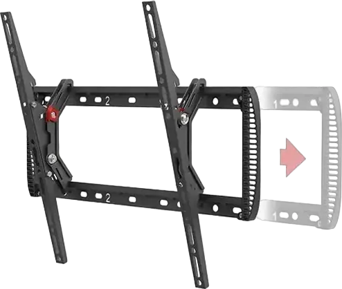 Suport înclinat pe perete BARKAN BM410T, Negru