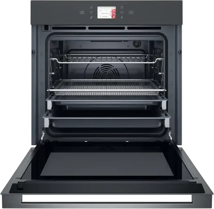 Cuptor Electric Incorporabil Whirlpool WOI118PT2SSMA W Collection, 73L, Clasa Energetică A+, MySmart Display, AirFry, Tehnologie 6th Sense, FlexiClean, Gri