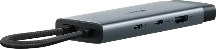 Hub TP-Link UH6120C 6-în-1 USB Type-C, HDMI 4K@60Hz, Ethernet Gigabit RJ45, Power Delivery PD 100W, 2x USB 3.0, Carcasă Aliaj Aluminiu, Argintiu