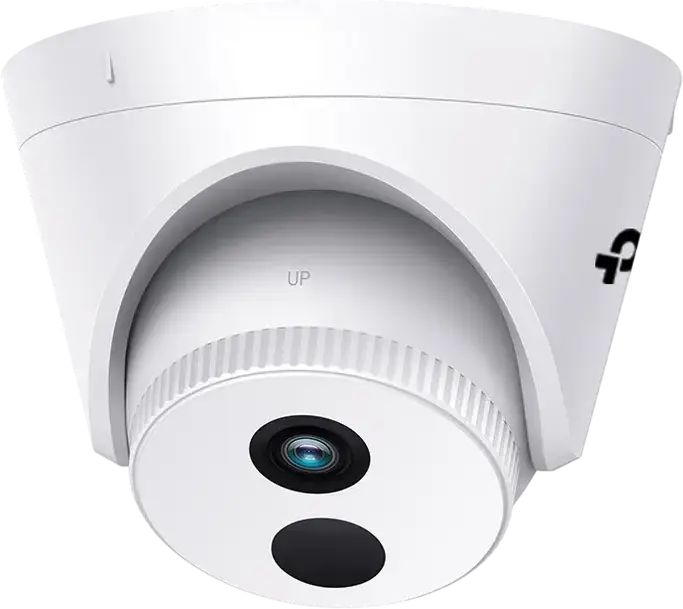 TP-Link VIGI C400HP 3MP IP Turret Network Camera, 2304 x 1296, 4mm Lens, IR Night Vision 30m, WDR, Smart Detection, PoE/12V DC, White