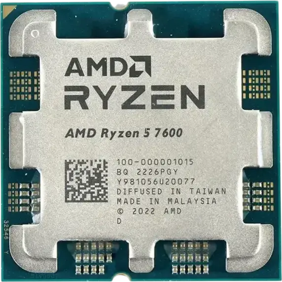 Procesor AMD Ryzen 5 7600, AMD Radeon Graphics, Tray