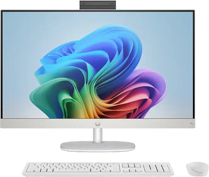 Computer All-in-One HP Next Gen AI 27-ct2000ci, 27", AMD Ryzen AI 7 350, 32GB/2048GB, Windows 11 Home, Alb