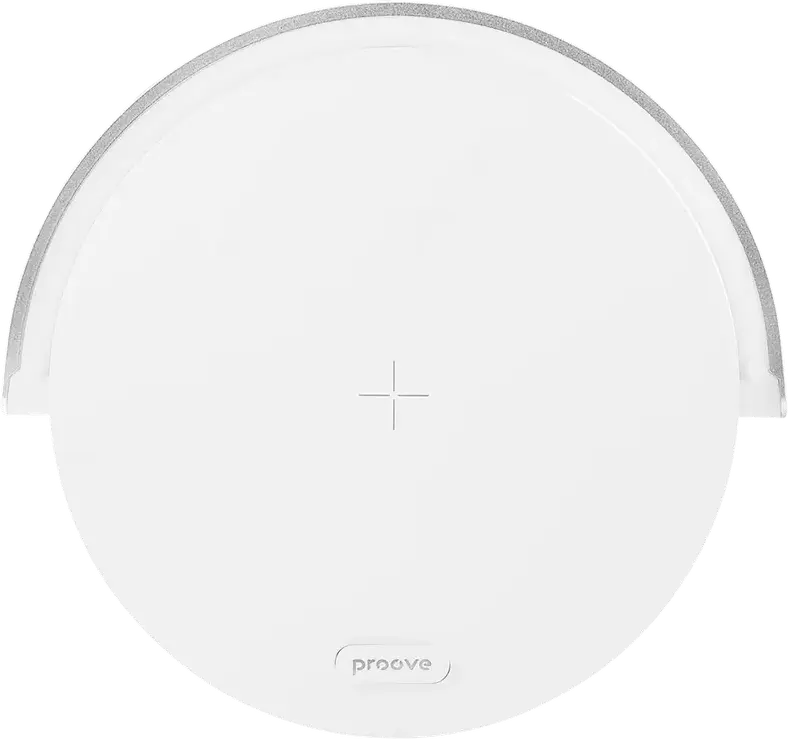Proove Light Bridge PLLB05102002 Wireless Charging Night Lamp, 3W Warm White LED Desk Lamp with Touch Control and Smartphone Stand, White