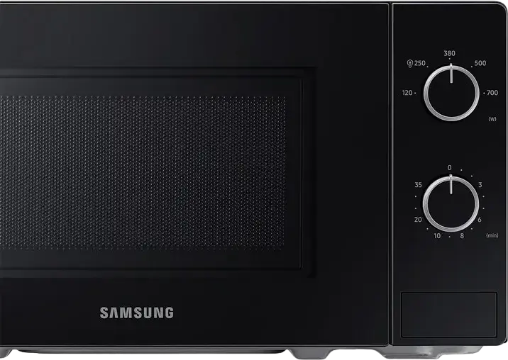 Cuptor cu microunde Solo Samsung MS20A3010AL, 20L, 700W, Control Mecanic, Defrost, Negru, Freestanding