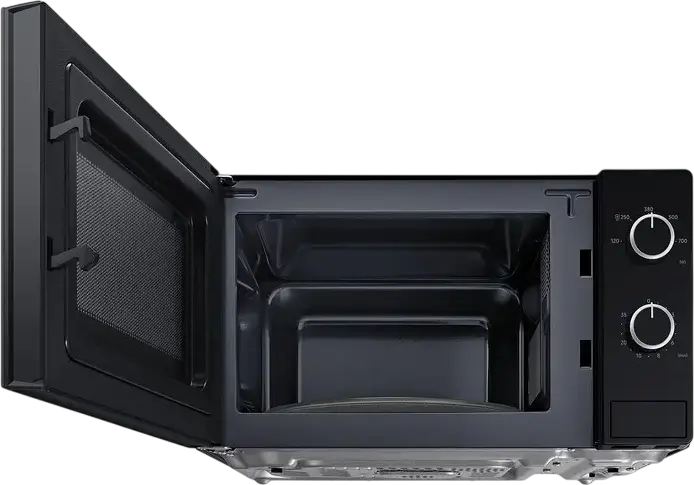 Cuptor cu microunde Solo Samsung MS20A3010AL, 20L, 700W, Control Mecanic, Defrost, Negru, Freestanding