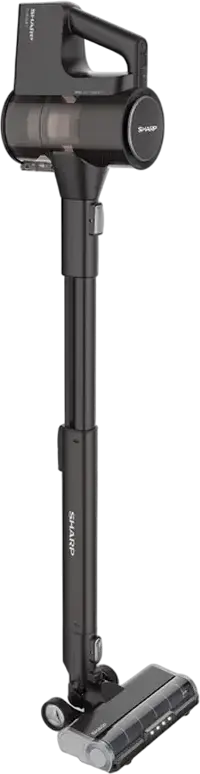 Sharp SA-VP4261BS 2-in-1 Cordless Stick Vacuum Cleaner, 300W, 2000mAh Li-Ion Battery, 65 min Runtime, EPA E12 Filter, LED Light, Black, Wet & Dry Cleaning