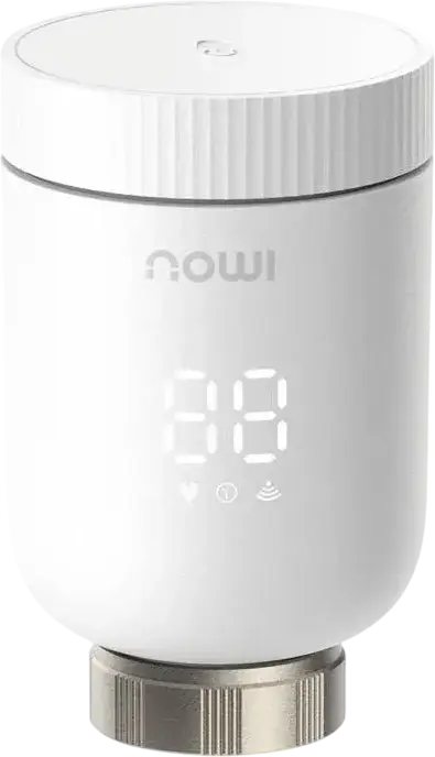 Termostat Inteligent pentru Calorifer IMOU TRV1 ZigBee 3.0, Alb, Detectare Deschidere Geam, Mod Anti-inghet, Blocare Copii, Include 6 Adaptoare