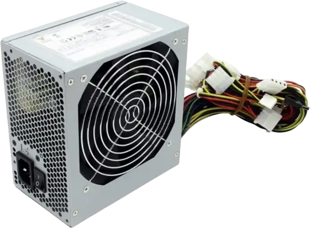Akyga AK-B1-550 Basic ATX 2.31 Power Supply 550W, 120mm Fan, Passive PFC, 24-pin Mainboard, PCI-E 6+2 pin, SATA, Molex, Grey Galvanized Steel