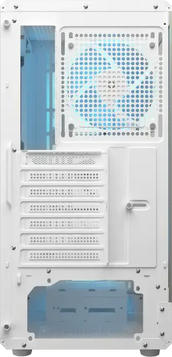 Carcasa PC Cougar Airface Pure PRO Mid Tower ATX, Alb, 4 Ventilatoare 120mm ARGB PWM, USB 3.2 Gen 2 Type-C, Suporta GPU pana la 320mm, CGR-2GA5W-P