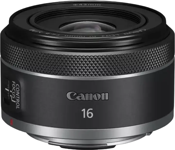 Canon RF 16mm f/2.8 STM Ultra-Wide Angle Prime Lens for Full-Frame and APS-C, Stepping Motor Autofocus, 43mm Filter Size, Black