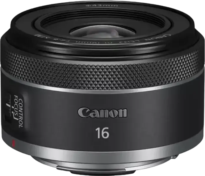 Canon RF 16mm f/2.8 STM Ultra-Wide Angle Prime Lens for Full-Frame and APS-C, Stepping Motor Autofocus, 43mm Filter Size, Black