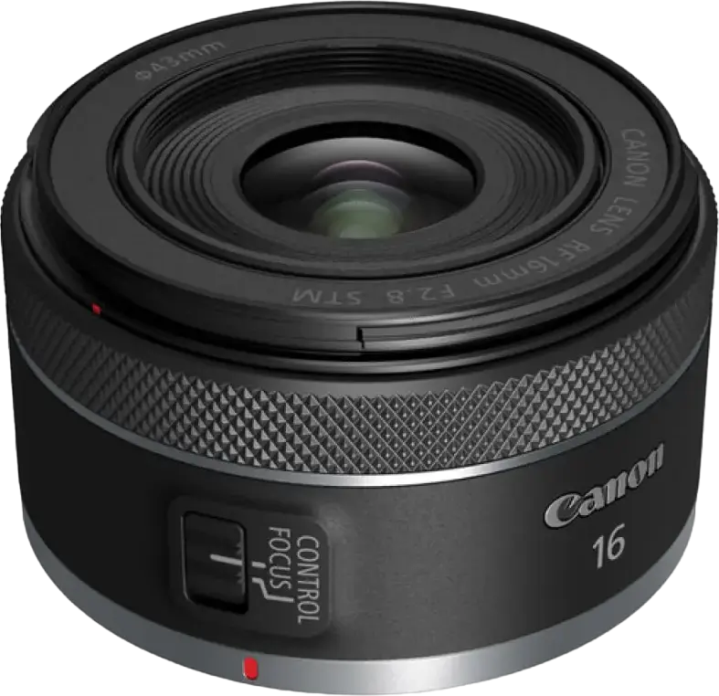 Canon RF 16mm f/2.8 STM Ultra-Wide Angle Prime Lens for Full-Frame and APS-C, Stepping Motor Autofocus, 43mm Filter Size, Black