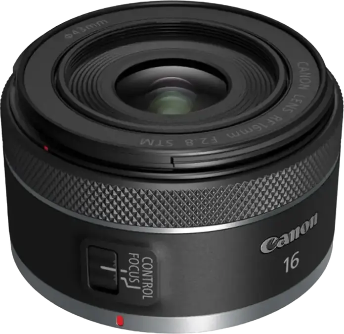 Canon RF 16mm f/2.8 STM Ultra-Wide Angle Prime Lens for Full-Frame and APS-C, Stepping Motor Autofocus, 43mm Filter Size, Black