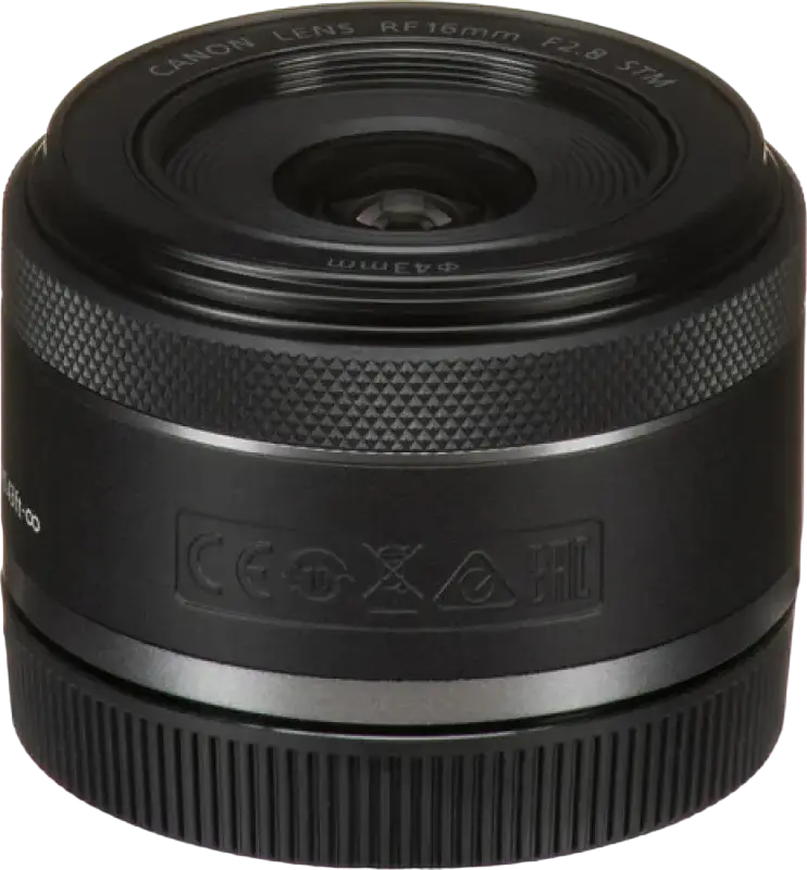 Canon RF 16mm f/2.8 STM Ultra-Wide Angle Prime Lens for Full-Frame and APS-C, Stepping Motor Autofocus, 43mm Filter Size, Black
