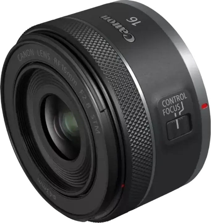 Canon RF 16mm f/2.8 STM Ultra-Wide Angle Prime Lens for Full-Frame and APS-C, Stepping Motor Autofocus, 43mm Filter Size, Black
