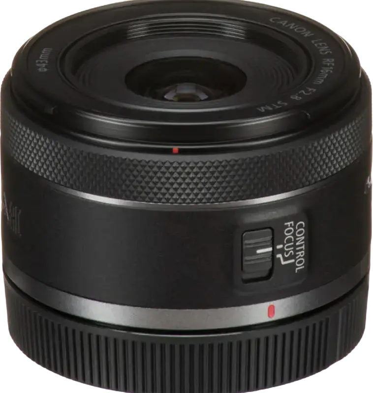 Canon RF 16mm f/2.8 STM Ultra-Wide Angle Prime Lens for Full-Frame and APS-C, Stepping Motor Autofocus, 43mm Filter Size, Black