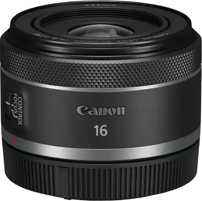 Canon RF 16mm f/2.8 STM Ultra-Wide Angle Prime Lens for Full-Frame and APS-C, Stepping Motor Autofocus, 43mm Filter Size, Black