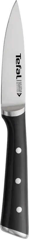 Set Cuțite Tefal Ice Force K232S574, 6 Piese cu Bloc de Lemn, Lame din Oțel Inoxidabil German Răcite la -120°C, Mânere Negre, Garanție 10 Ani