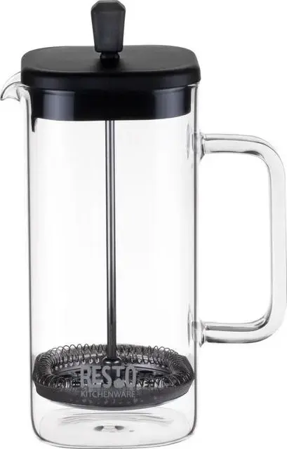 Cafetiera French Press RESTO 90504, 0,8L, Transparent