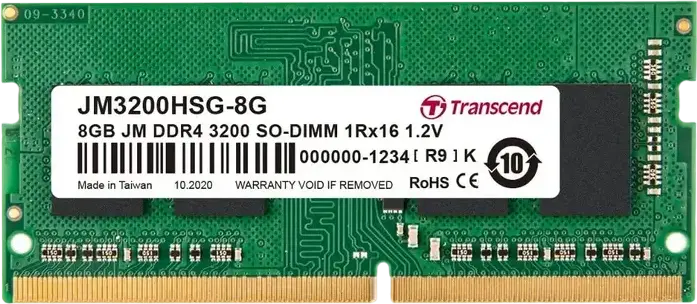 Memorie RAM Transcend JM3200HSG-8G, DDR4 SDRAM, 3200 MHz, 8GB