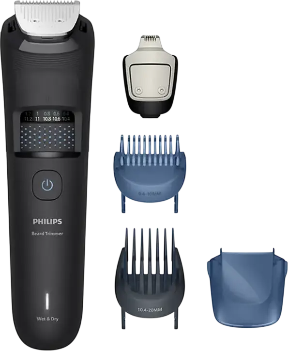 Philips 5000 Series BT5775/15 Beard Trimmer, BeardSense Technology, 40 Length Settings 0.4-20mm, Stainless Steel Self-Sharpening Blades, 100min Runtime