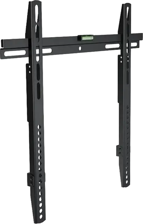 Gembird WM-55F-03 Fixed LCD TV Wall Mount for 32-55 inch Screens, VESA 200x200 to 400x400mm, Max Load 40kg, Steel, Black, with Integrated Bubble Level
