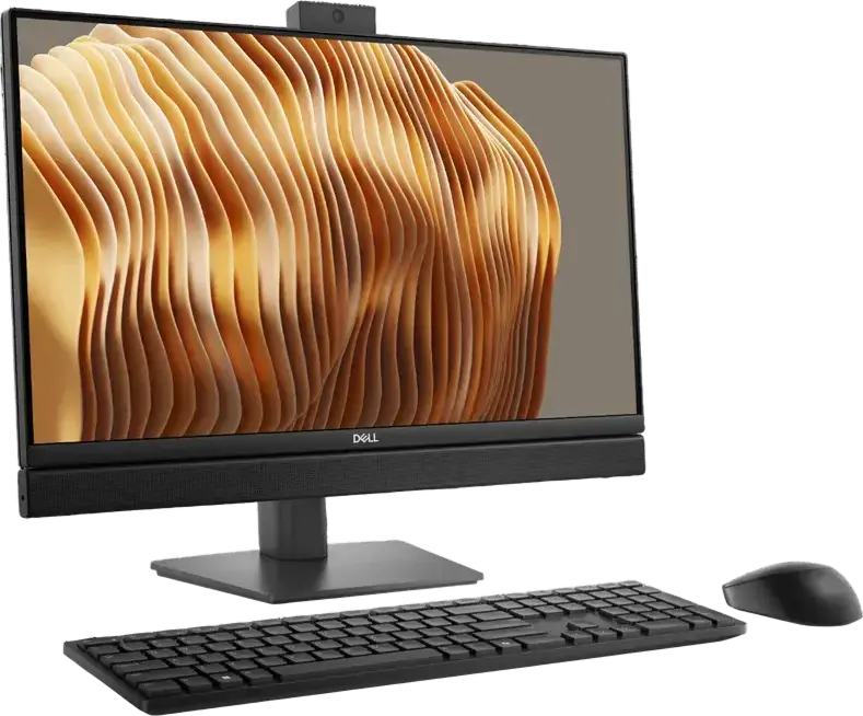 Dell Pro 24 All-in-One QC24250 AIO PC, Intel Core Ultra 7 265, 16GB DDR5, 512GB SSD, 23.8" FHD IPS 100Hz Display, Windows 11 Pro, Wi-Fi 6E, Black